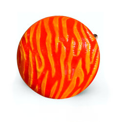 Mandarin Art Glass Mushroom