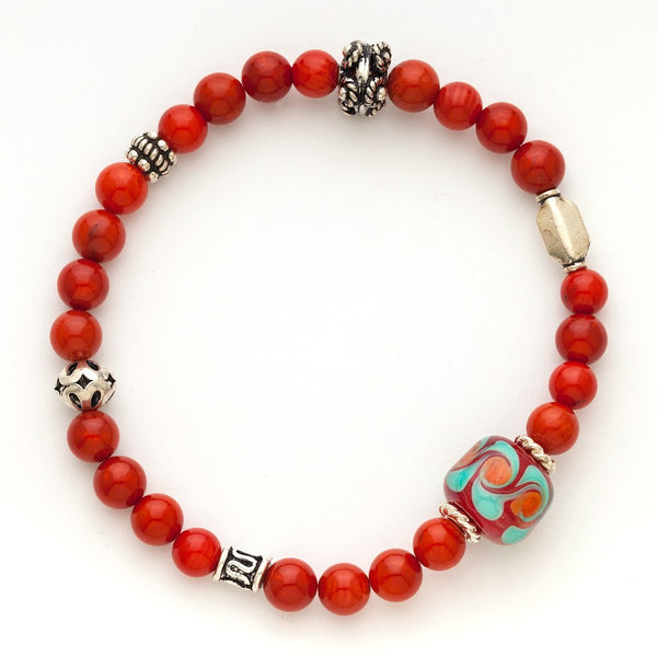 Laughter Gemstone Bracelet - Nixon Art Glass