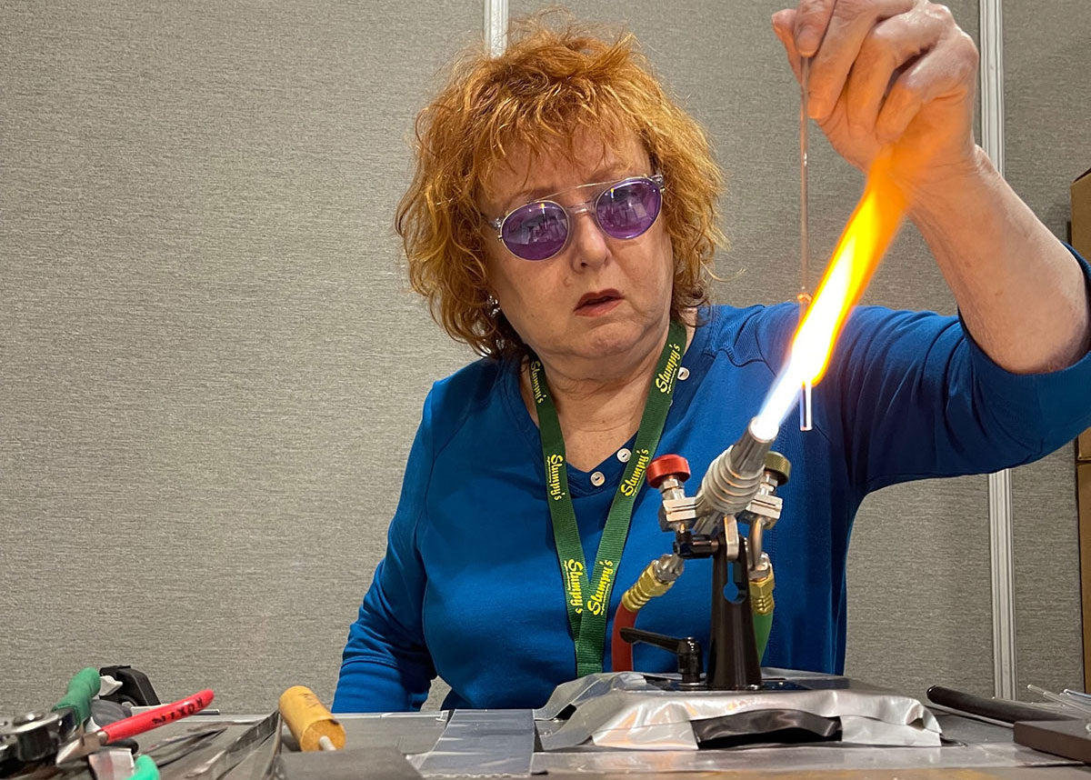 Darleen taking class