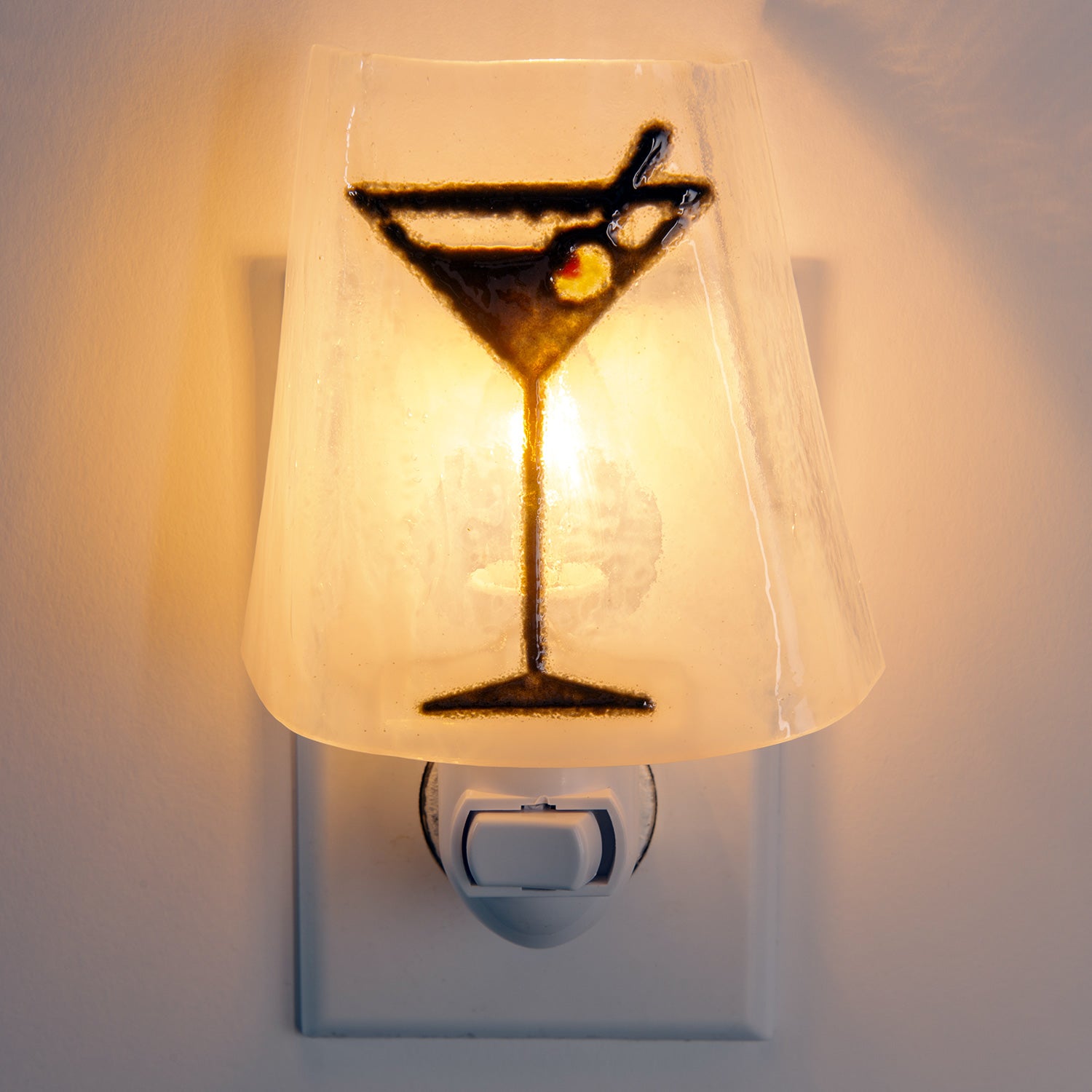 Martini Nightlight Nixon Art Glass