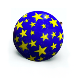 Starry Night Art Glass Mushroom